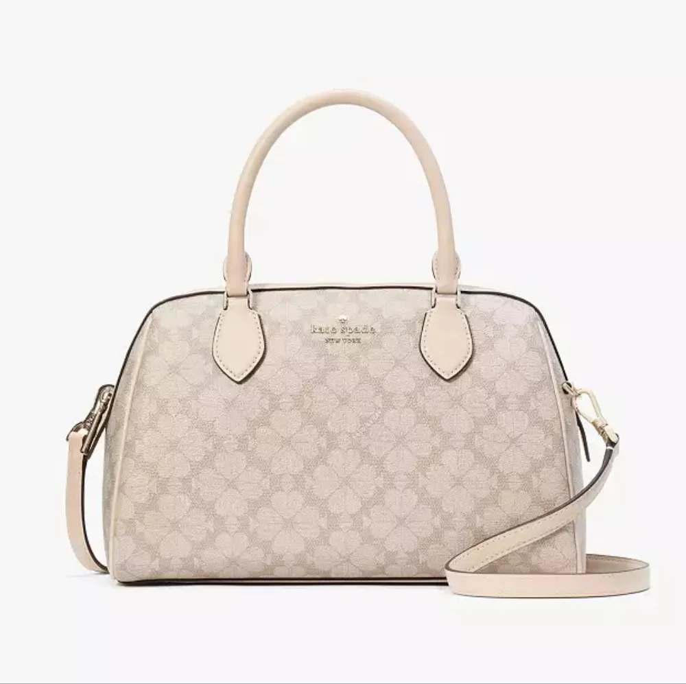 $100:Kate Spade Signature Spade Flower Large Dolly Duffle Crossbody - Picture 11 of 13